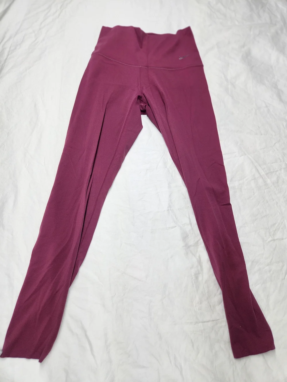 Nike Zenvy Dry-Fit High-Waist Maroon Leggings